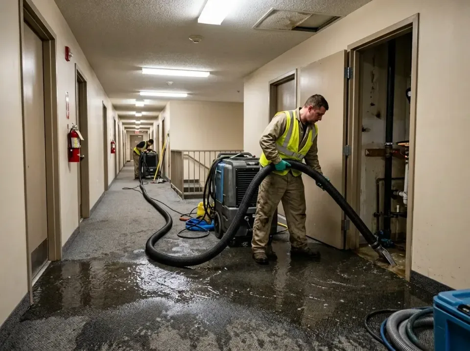 multi-unit-apartment-hallway-f-005 — frequently asked questions, Emergency Burst Pipe Water Extraction & Removal in North Ke…
